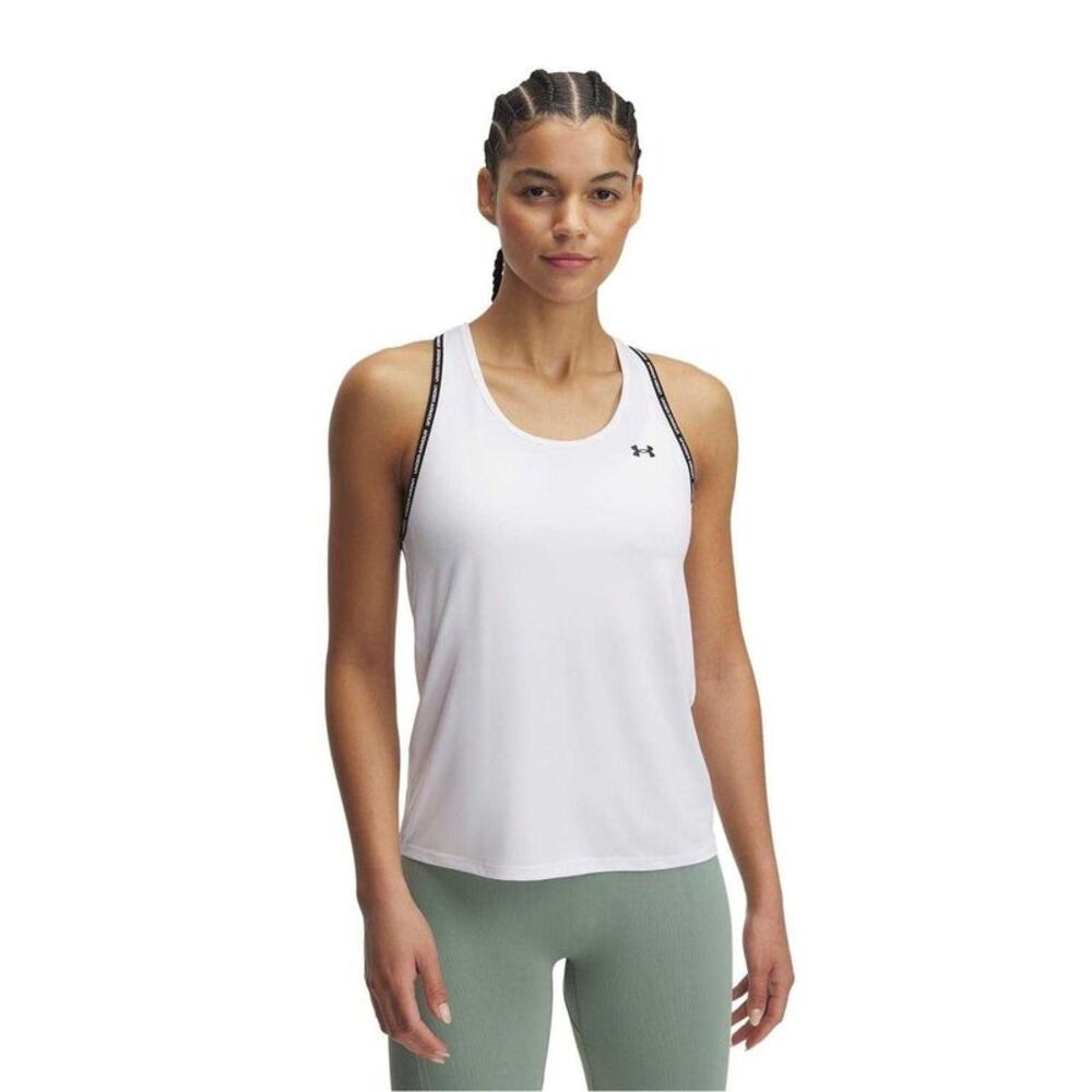 Under Armour Womens/Ladies 4 Way Stretch Tank Top / White/Black